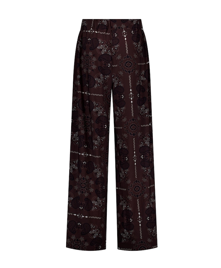 Grace paisley dames broek bruin