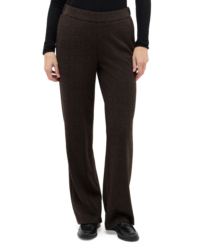 LIZ EASY dames broek bruin