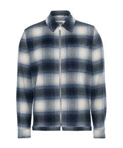 Heren overshirt blauw