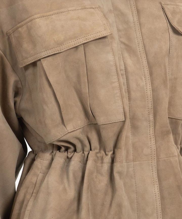 Dames jas beige