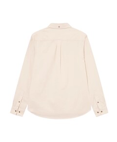 Overhemd lange mouw beige