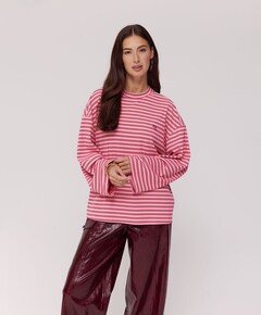 Dames longsleeve roze