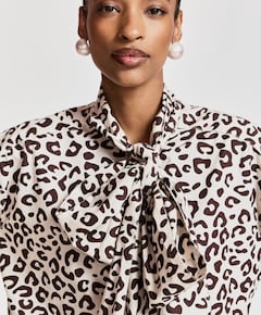 Dames blouse bruin
