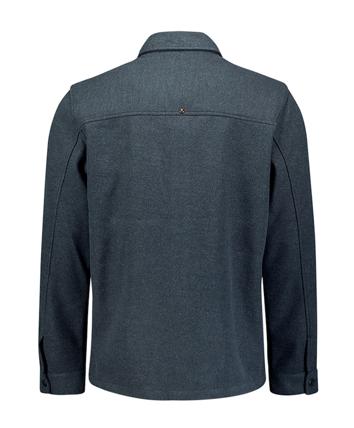 Heren overshirt blauw