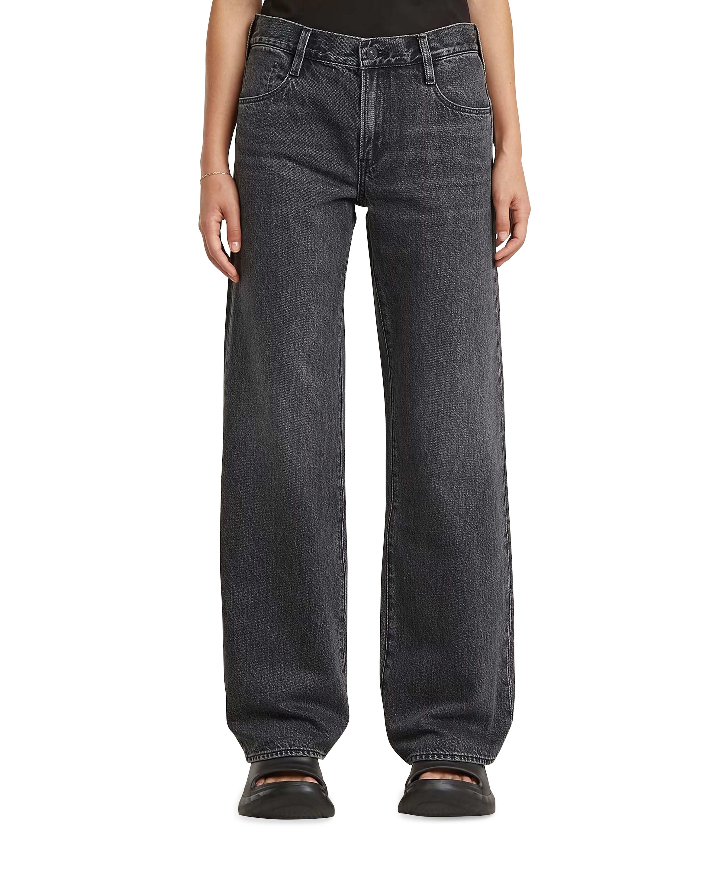 Judee Loose Wmn dames jeans grijs