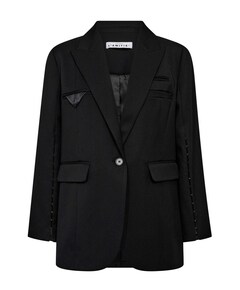 Dames blazer zwart