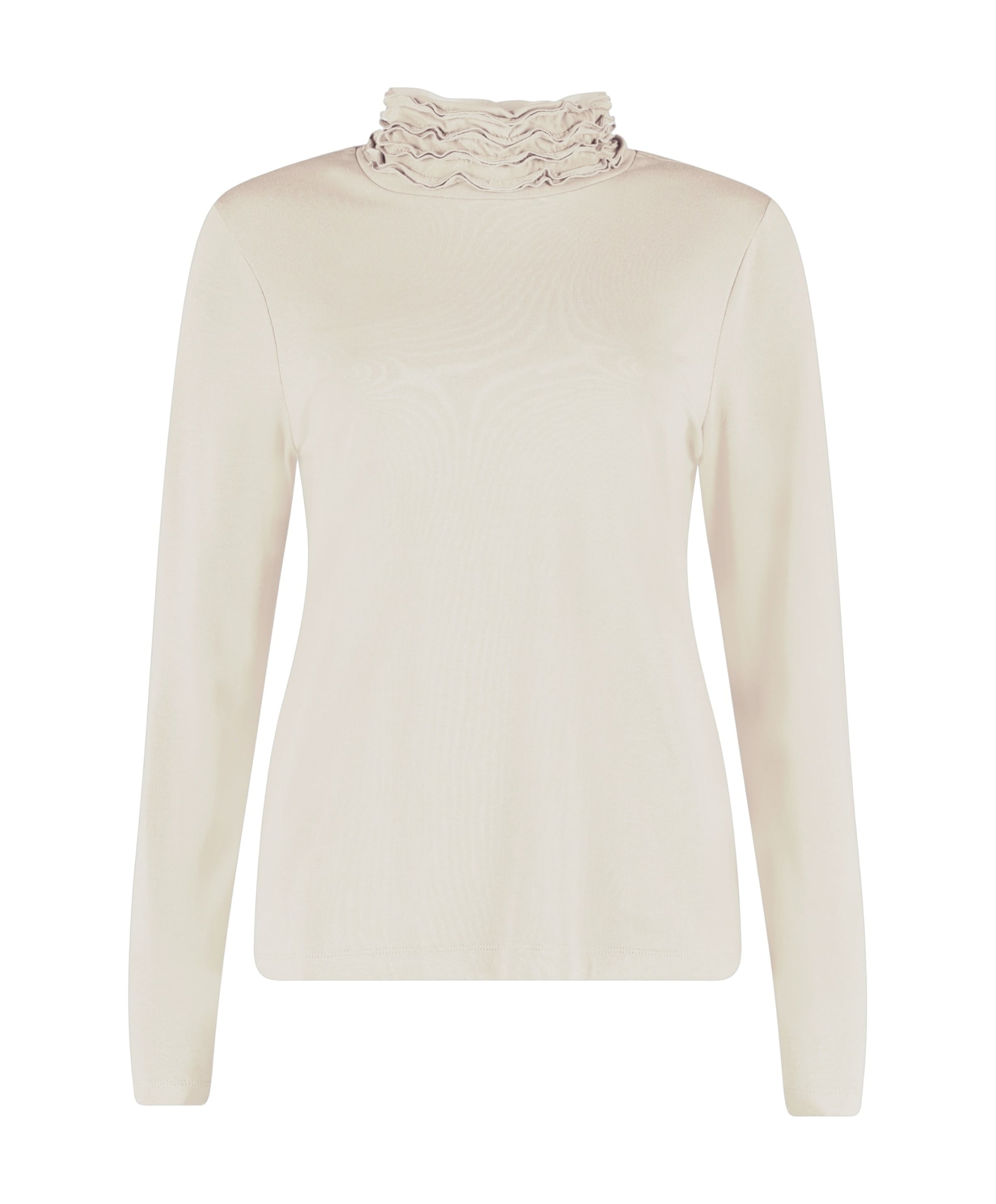 Dames longsleeve beige