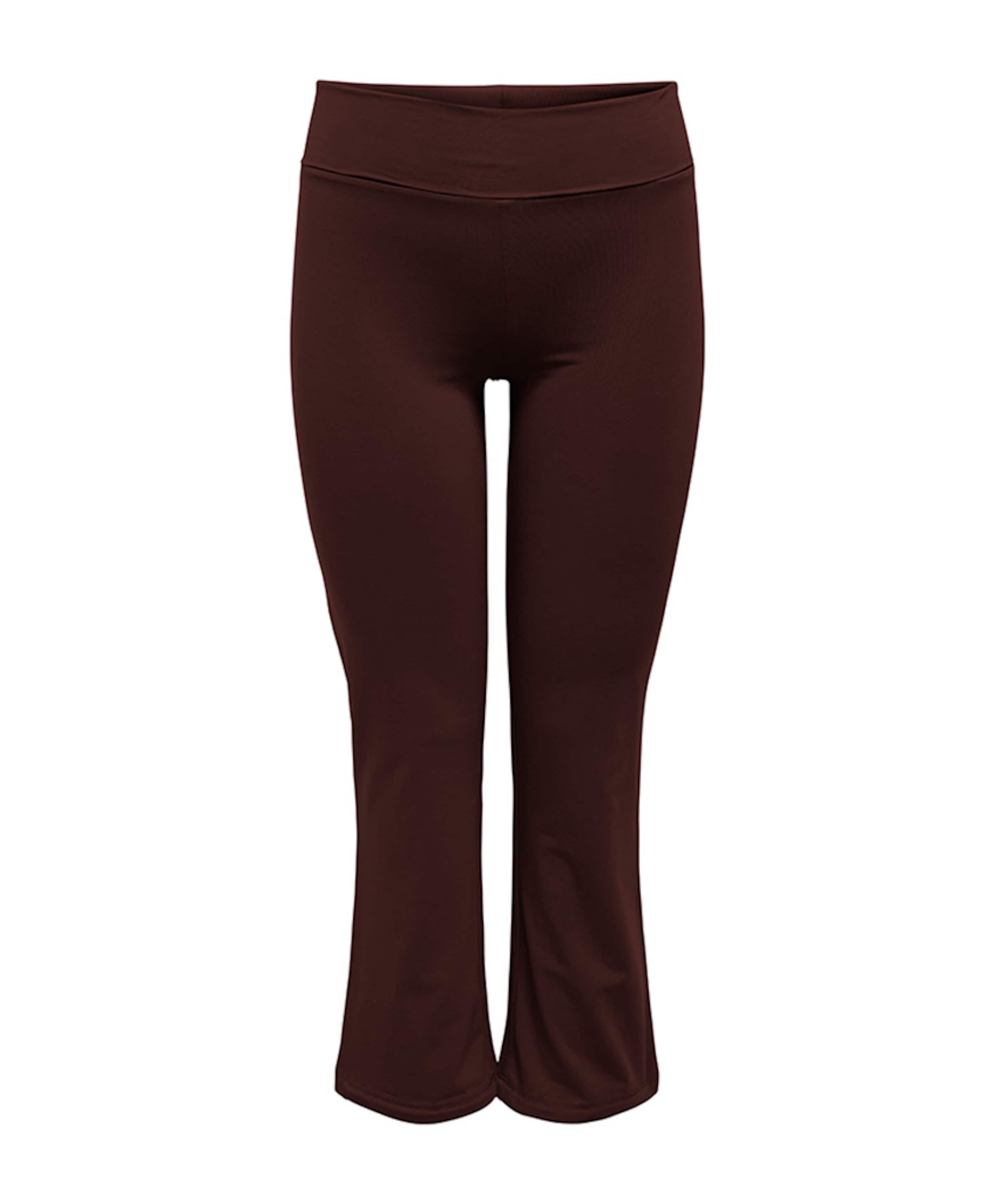 ONPFOLD MW JAZZ NOOS dames plussize trainingsbroek bruin