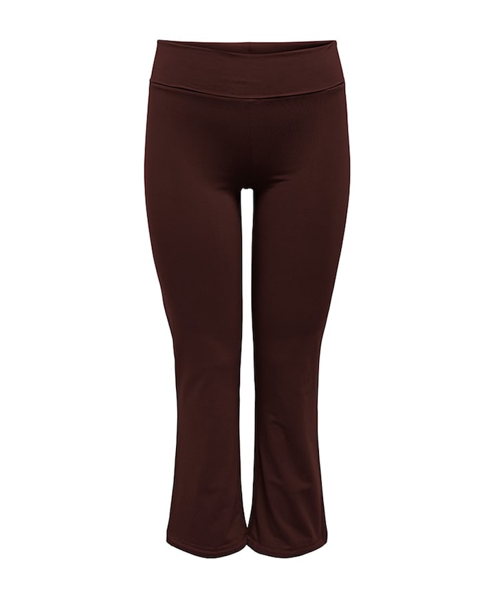 ONPFOLD MW JAZZ NOOS dames plussize trainingsbroek bruin