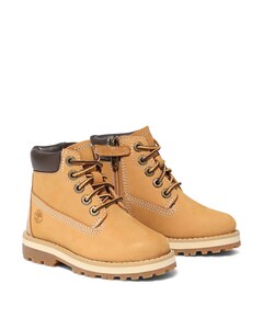 Courma kid traditional 6In jongens veterschoenen bruin