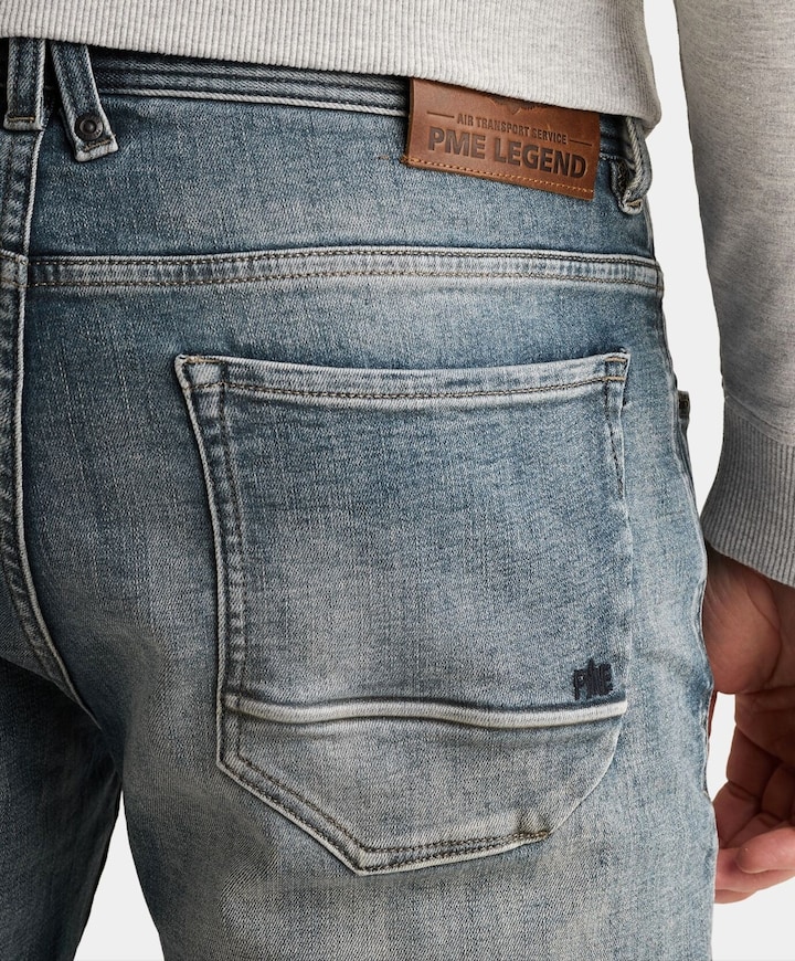 WINGLOAD CROSS HATCH BLUE heren jeans blauw