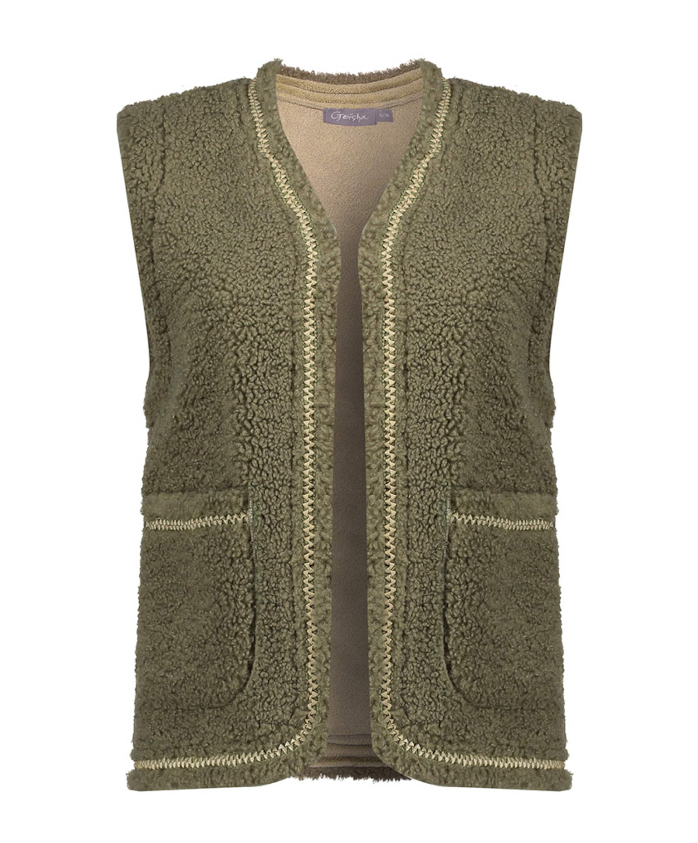 Dames gilet groen