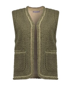 Dames gilet groen