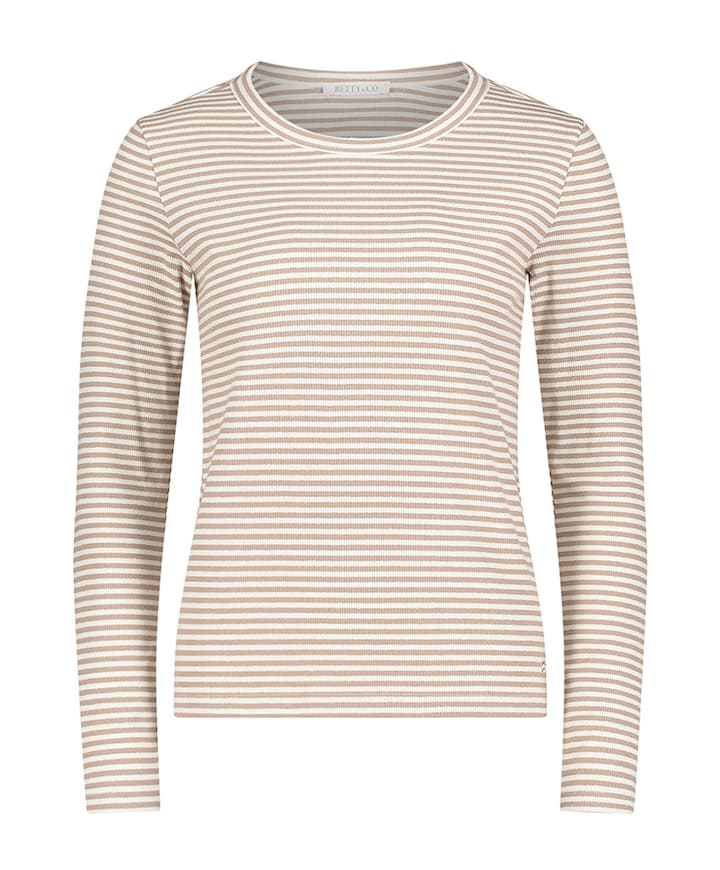 Dames longsleeve beige