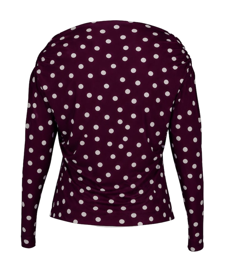 Dames longsleeve paars