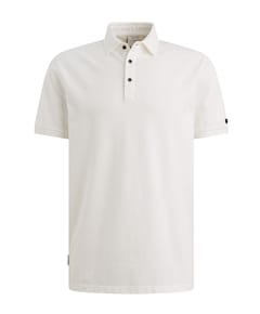 Heren polo ecru