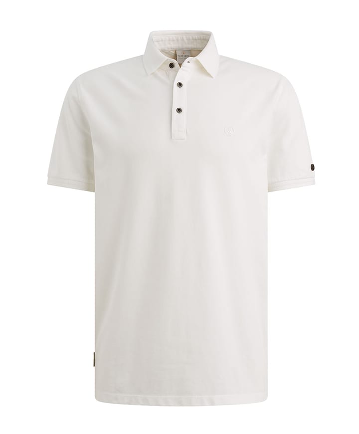 Heren polo ecru