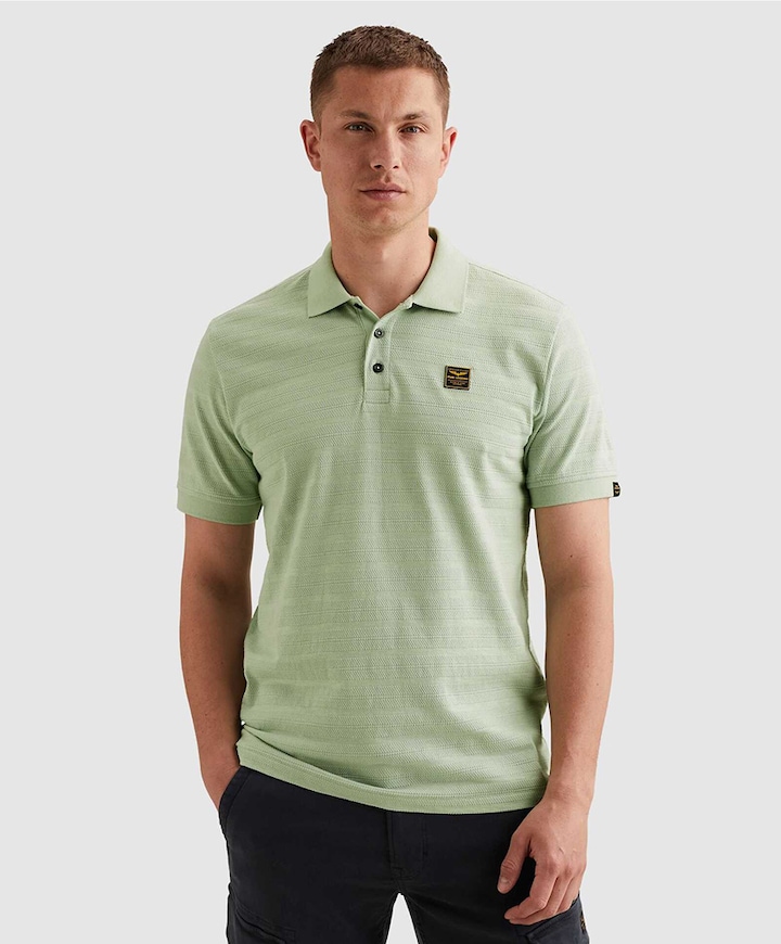 Heren polo groen