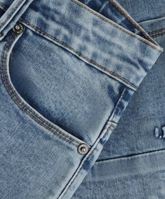 Wide Denim Blue Jeans jongens korte broek blauw