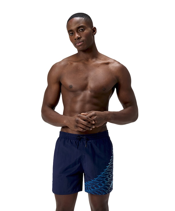 Heren zwemshort blauw