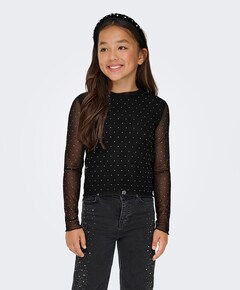 Meisjes longsleeve zwart