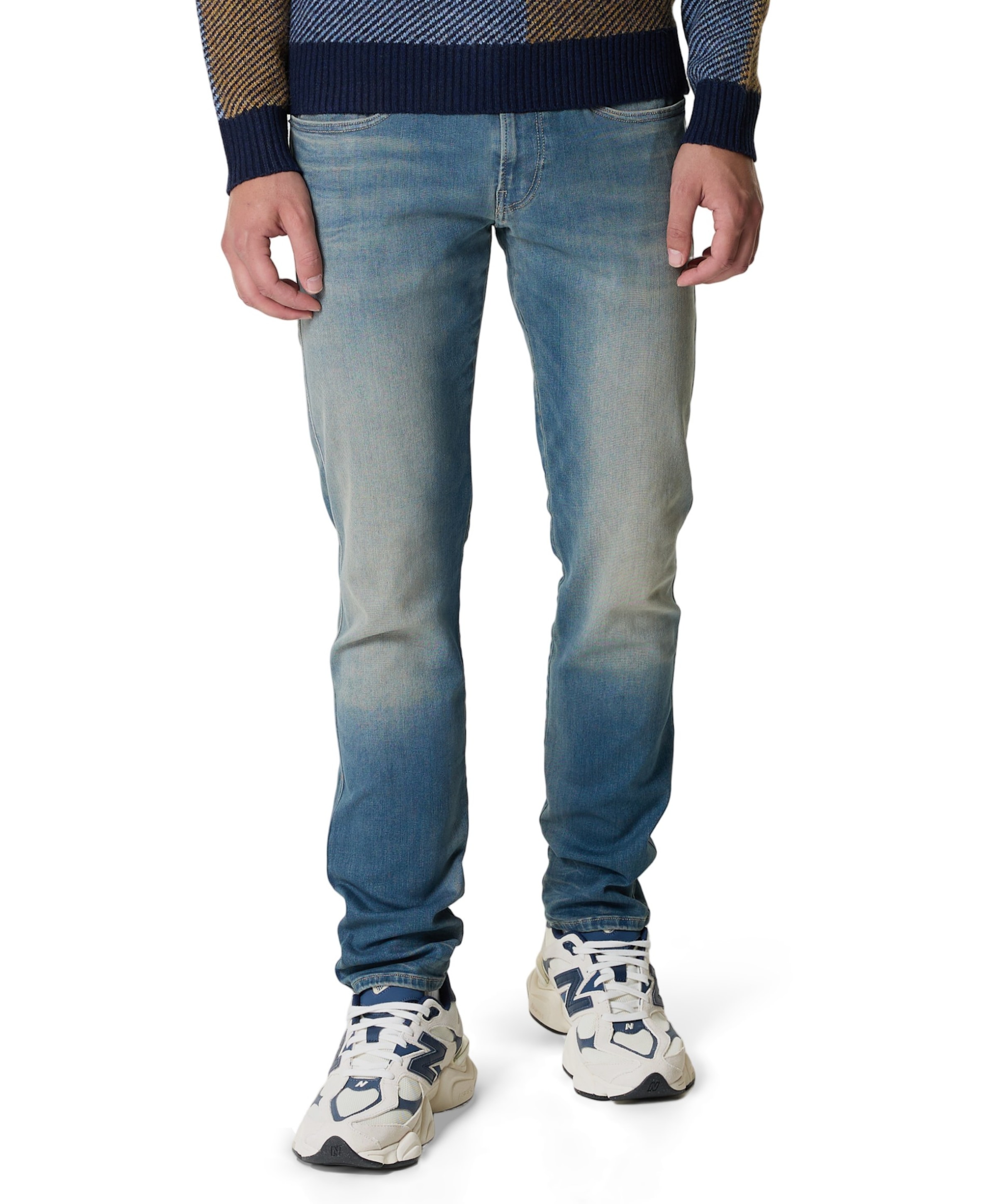 Anbass  heren jeans blauw