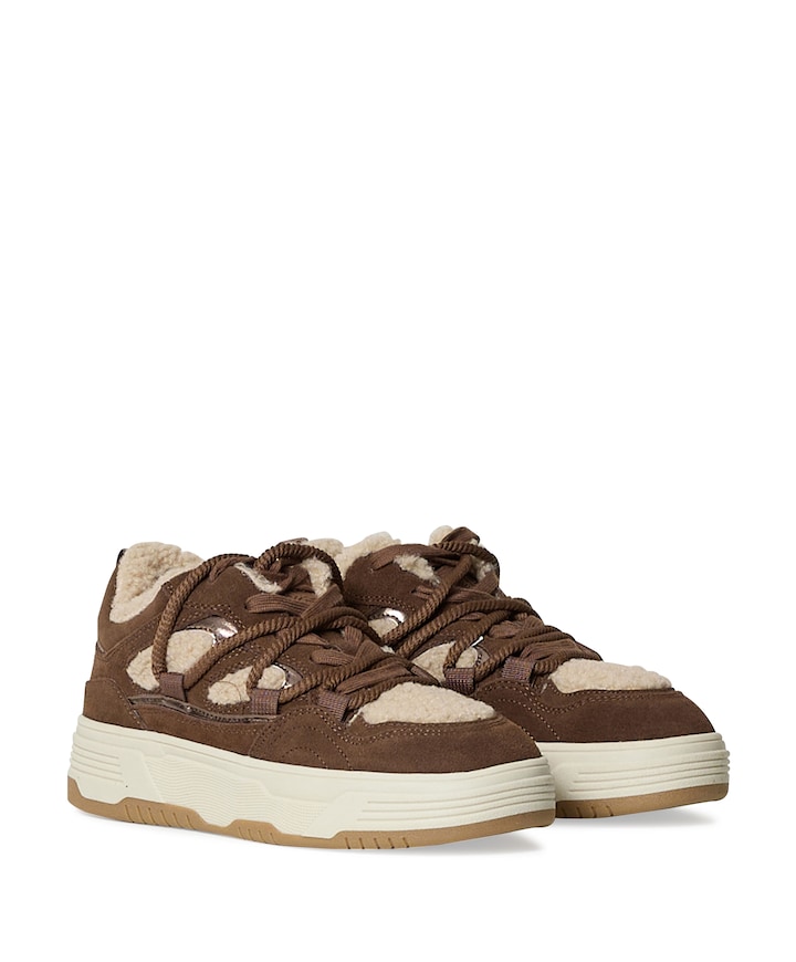Boomer-F dames sneakers bruin