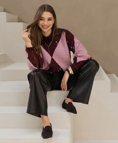 Dames trui bordeaux