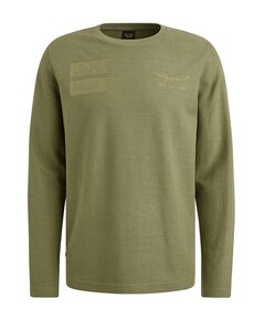 Heren longsleeve groen