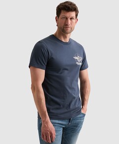 Heren T-shirt blauw