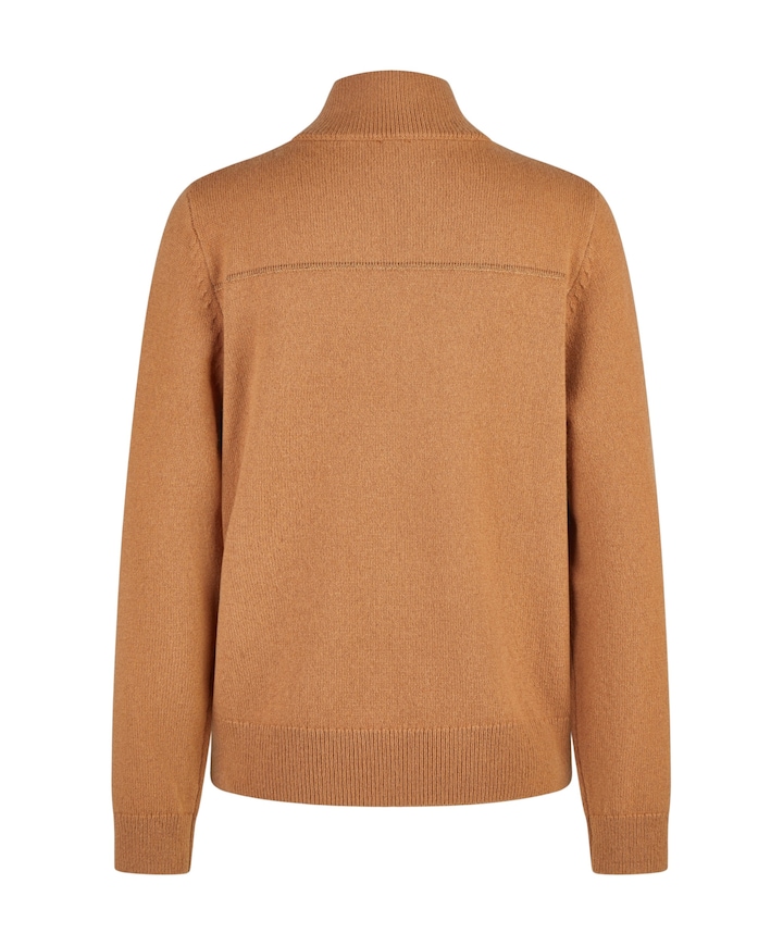 Dames vest bruin
