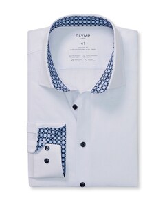 Heren overhemd lange mouw wit