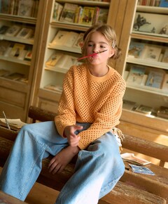 G52720_girls pants meisjes jeans blauw