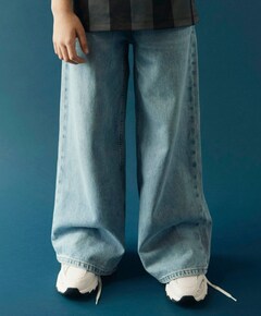 NKFBELLA X-WIDE CLOSURE JEANS 8181- meisjes jeans blauw