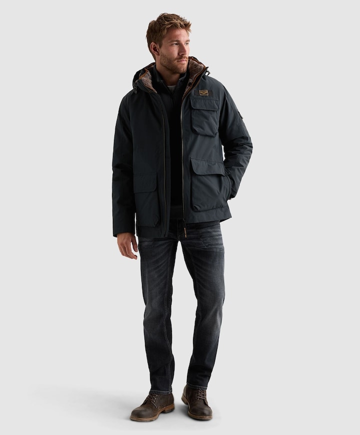 Heren jas blauw