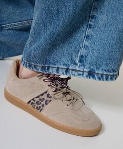 Poona dames sneakers beige