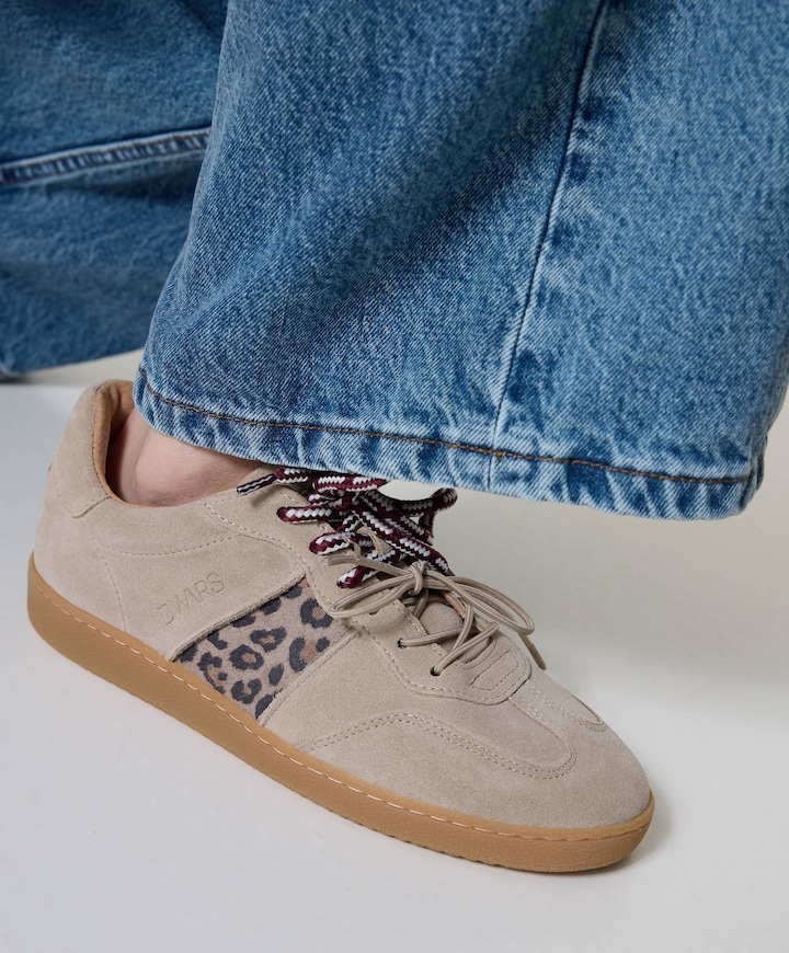 Poona dames sneakers beige