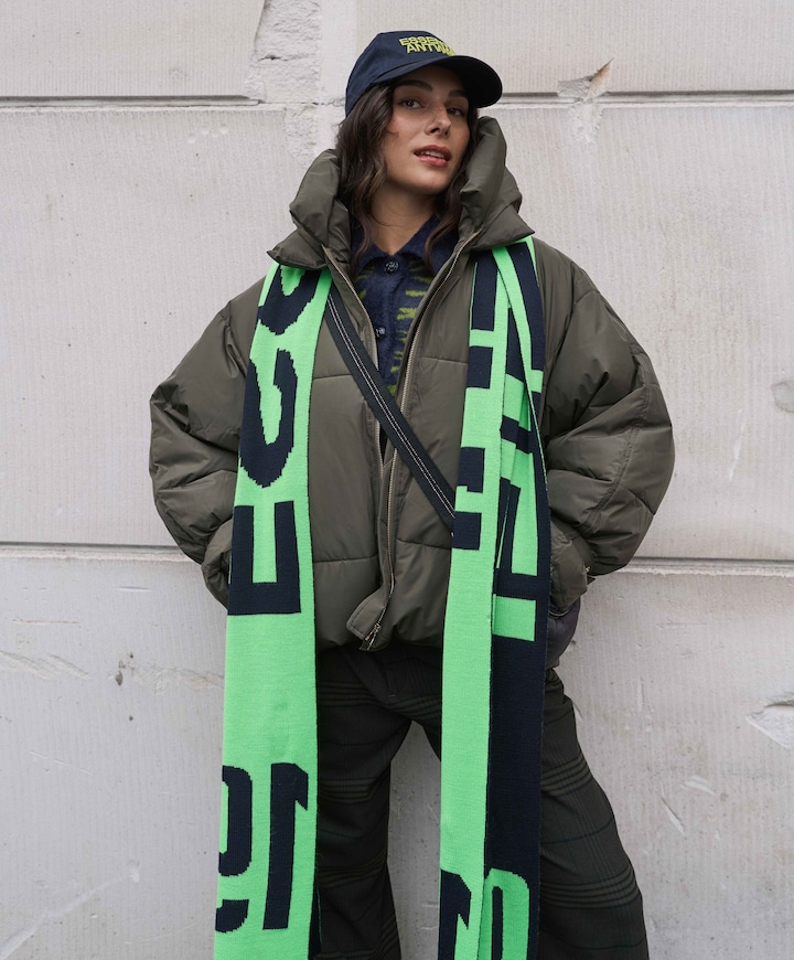Dames jas groen