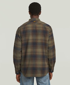 Overhemd lange mouw groen