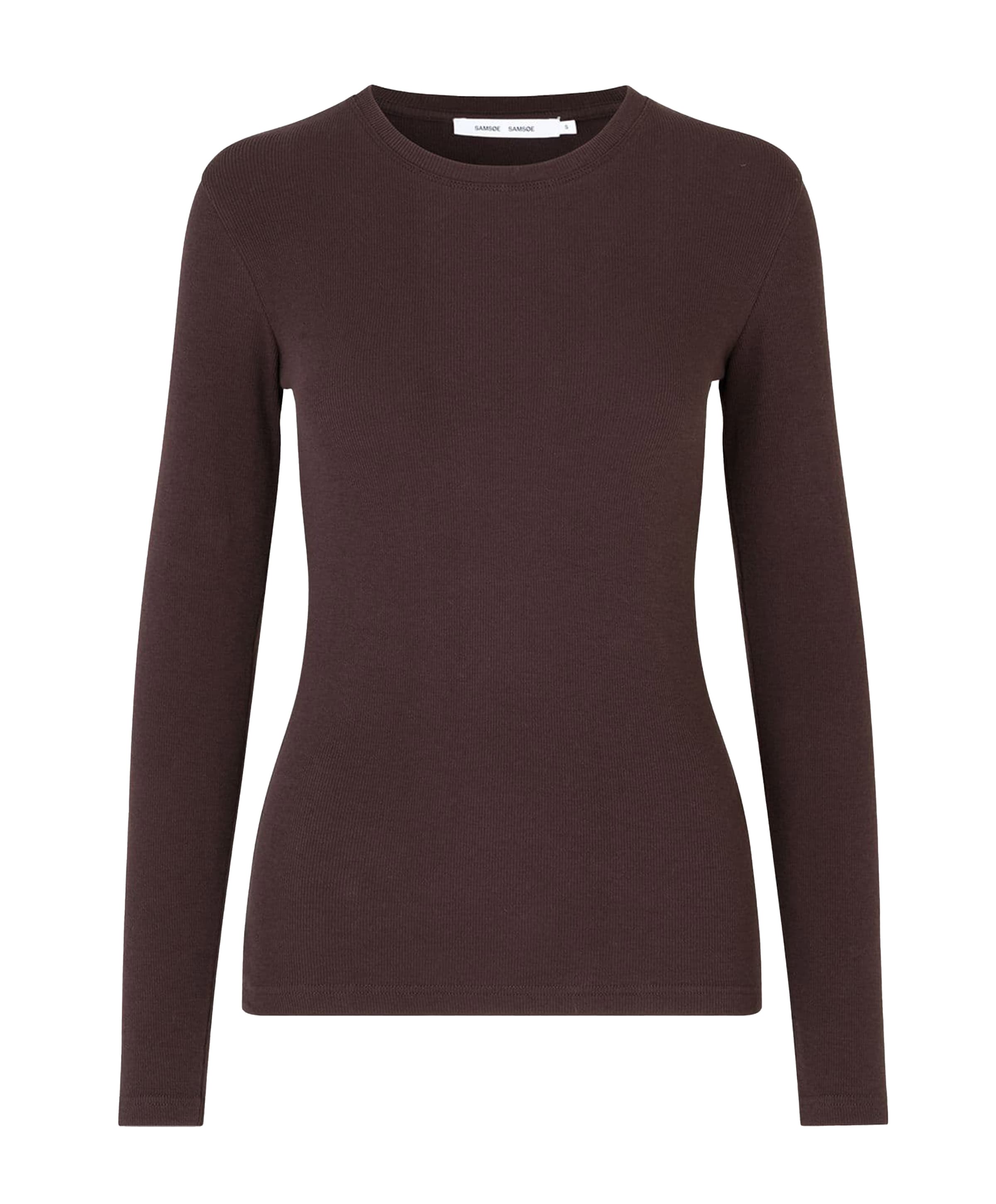 Dames longsleeve bruin