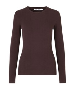 Dames longsleeve bruin