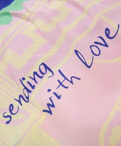 Dames sjaal multicolor