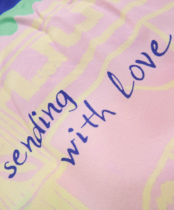 Dames sjaal multicolor