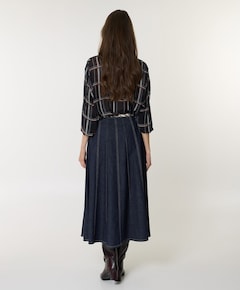 Dames rok blauw