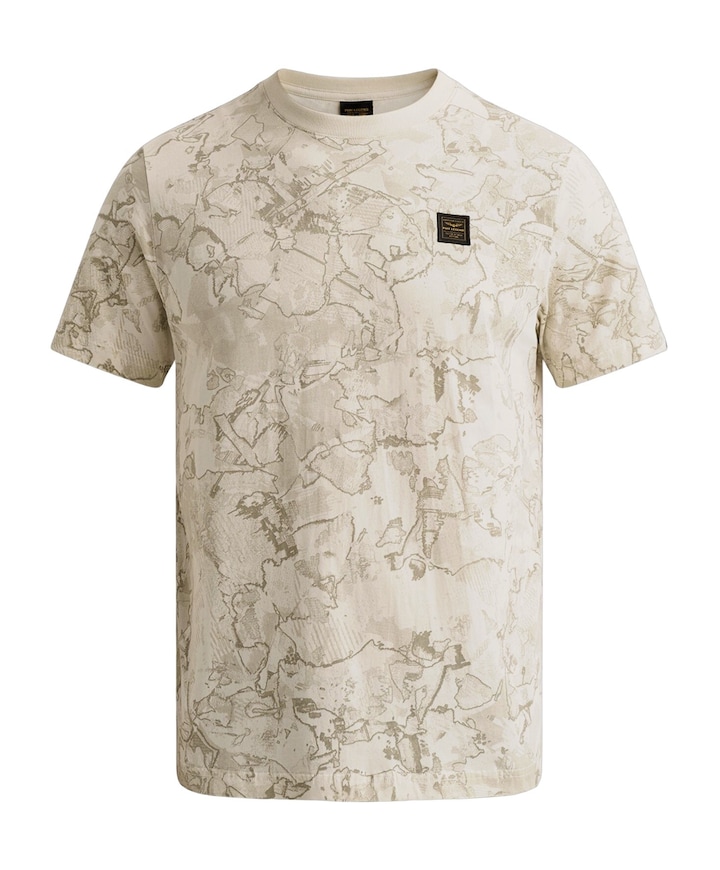 Heren T-shirt ecru
