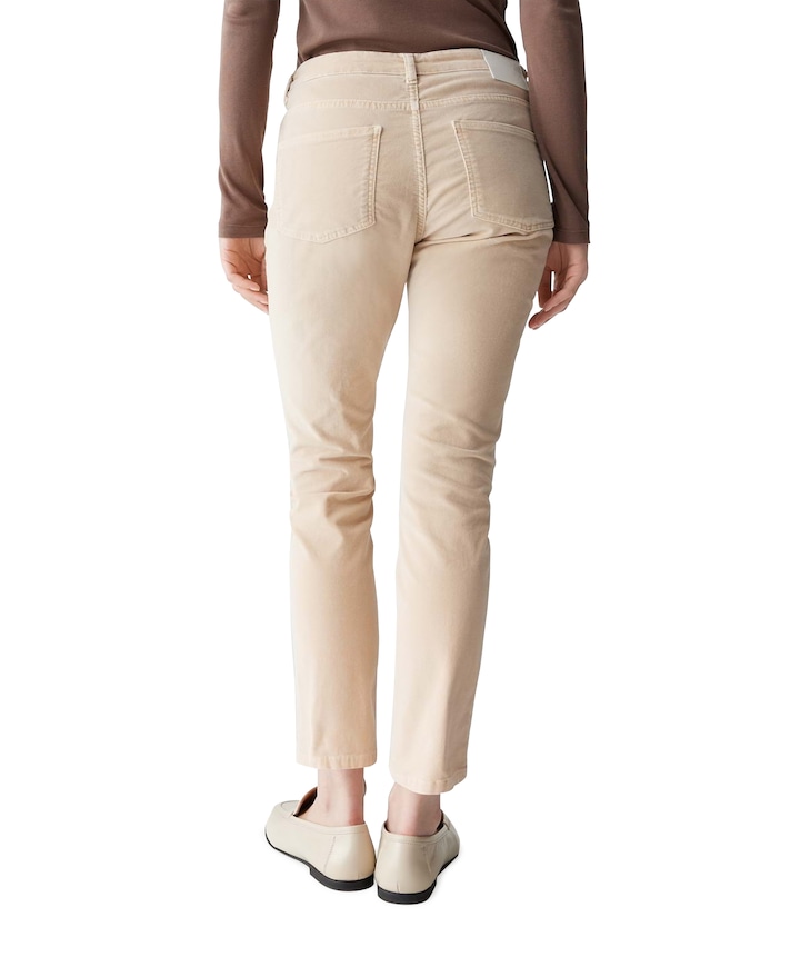 Elma cozy dames broek beige