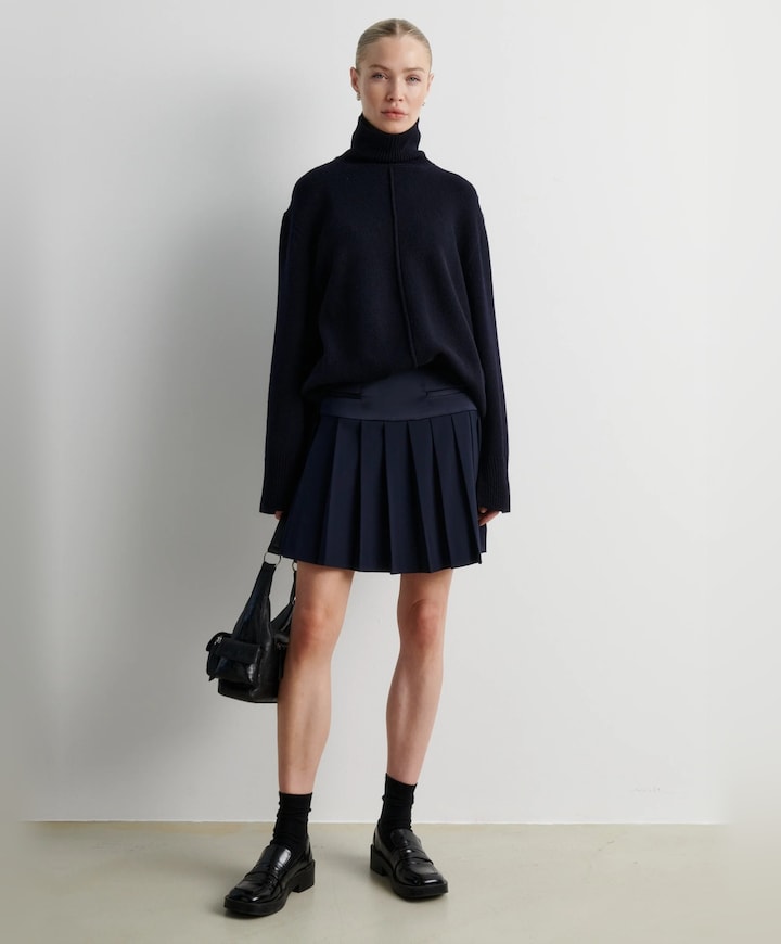 Dames rok blauw