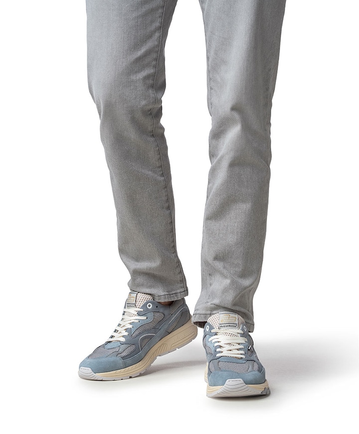 heren sneakers blauw