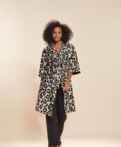 Dames ochtendjas geel