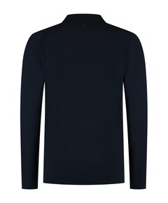 Heren polo blauw